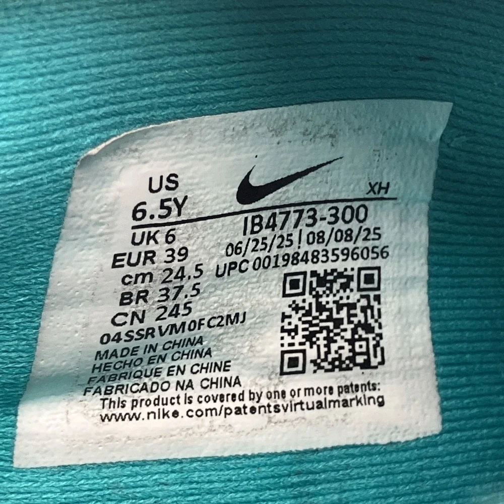 Nike Ja 3 GS Basketball Shoes - Youth Size 6.5Y 'Turbo Green' Scratch 3.0